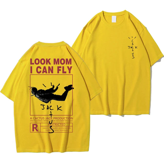 Travis Scott - Cactus Jack / Look Mom I Can Fly T-Shirt