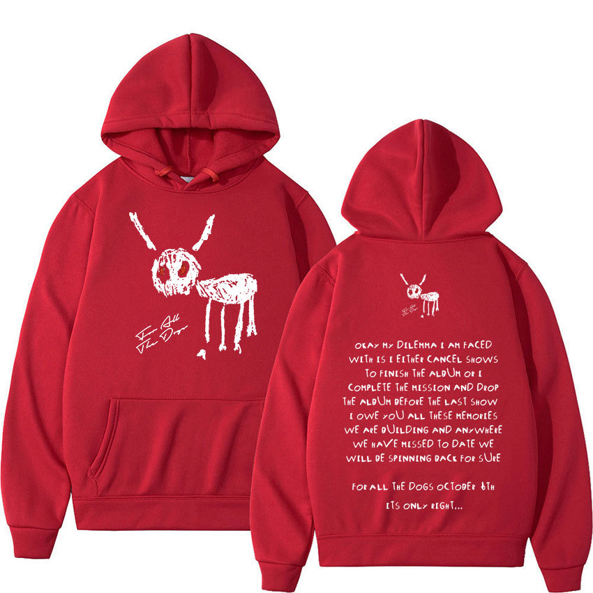 Drake - For All The Dogs Letter Hoodie (Unisex)