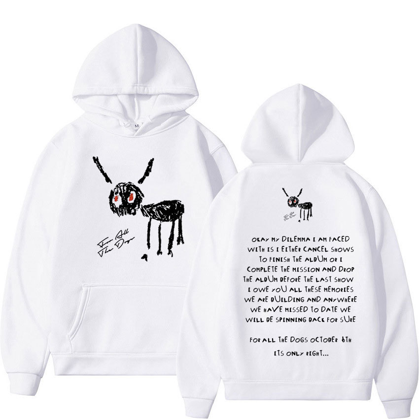 Drake - For All The Dogs Letter Hoodie (Unisex)