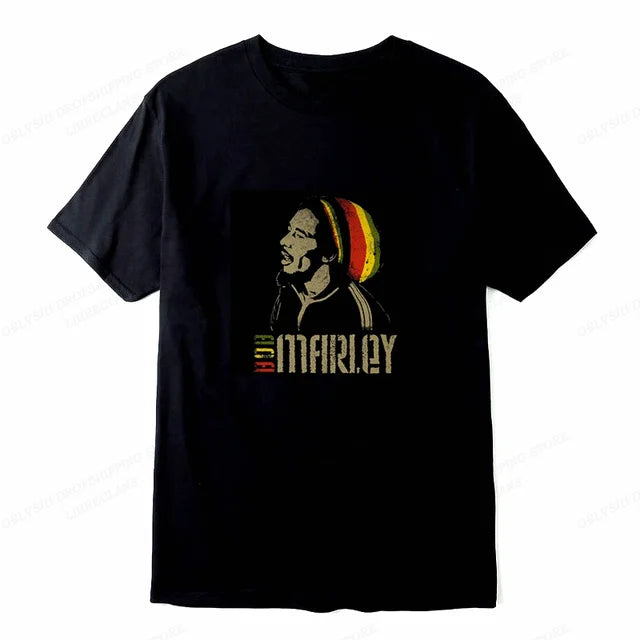 Bob Marley - Rastafarian Portrait T-Shirt