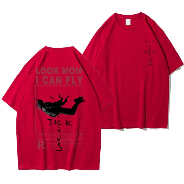 Travis Scott - Cactus Jack / Look Mom I Can Fly T-Shirt