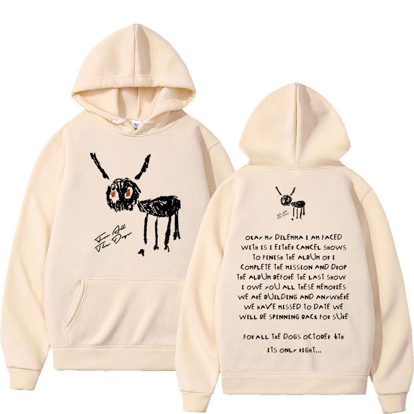 Drake - For All The Dogs Letter Hoodie (Unisex)