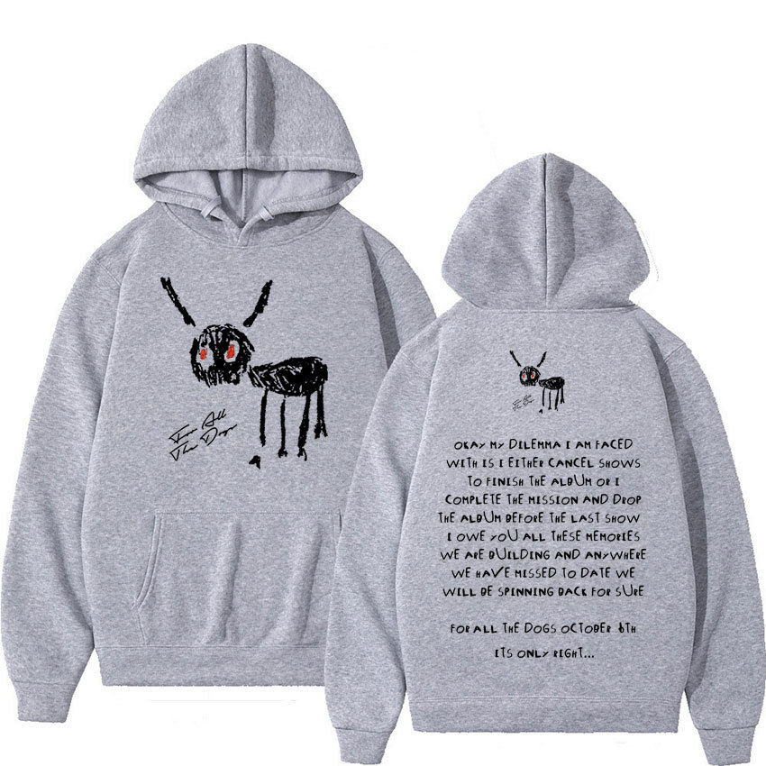 Drake - For All The Dogs Letter Hoodie (Unisex)